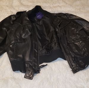 Faux Leather Jacket